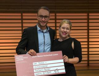 Raffel Müller erhält den Bachelorarbeitspreis