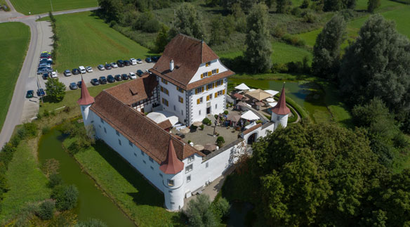 Schloss Wyher von oben